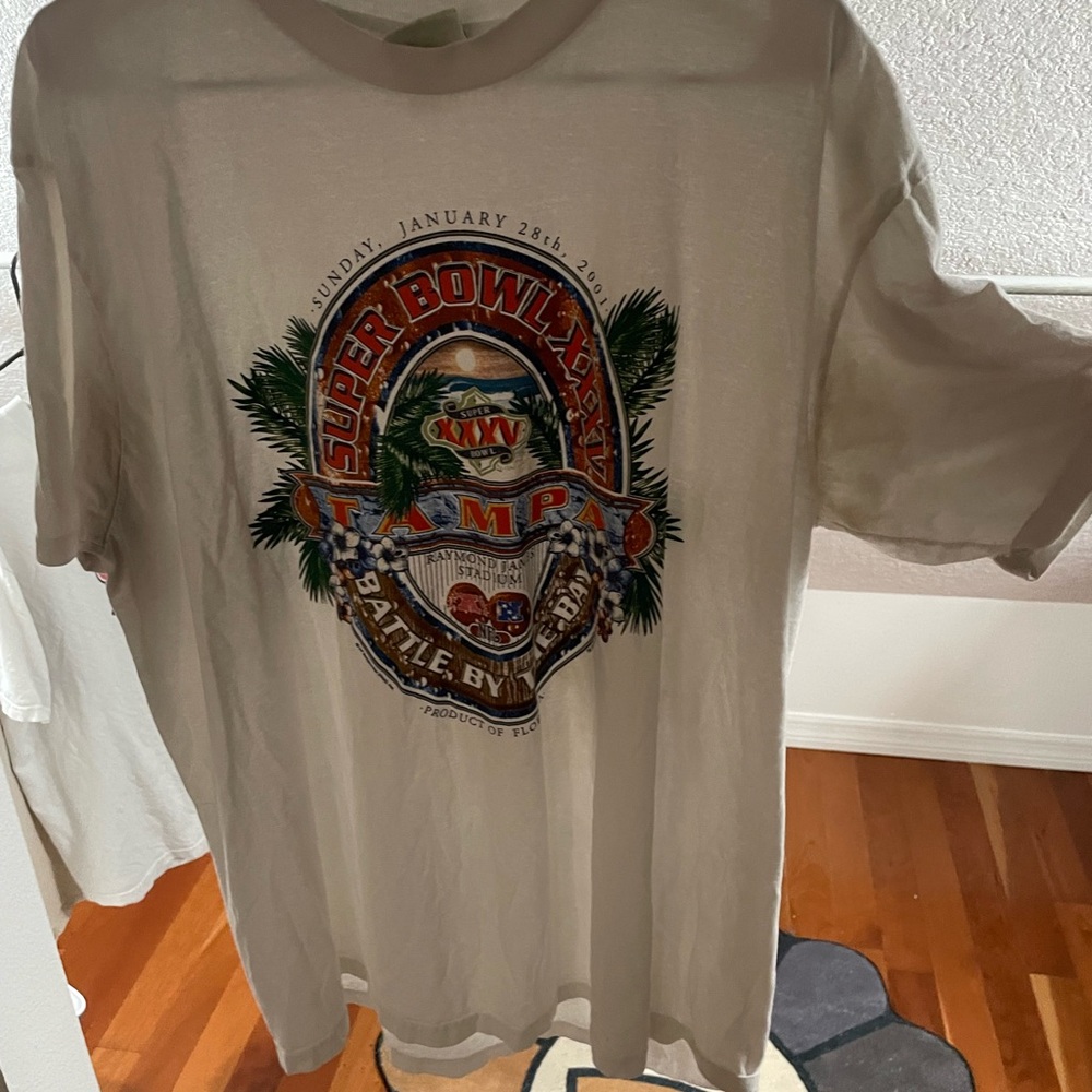 2001 Super Bowl shirt Tampa